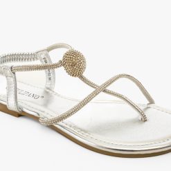 Sandale dama Coope Argintii 5