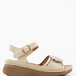 Sandale dama Ksenia Bej 3