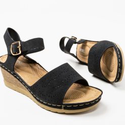Sandale dama Padmor Negre 4