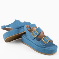 Sandale dama Willow Albastre 3