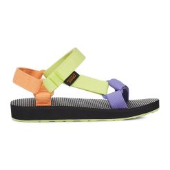 Sandale din material textil cu velcro-FETE/INCALTAMINTE/Sandale-INCALTAMINTE/Sandale