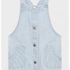 Sarafan din denim cu model in dungi-FETE/IMBRACAMINTE/Rochii-IMBRACAMINTE/Rochii