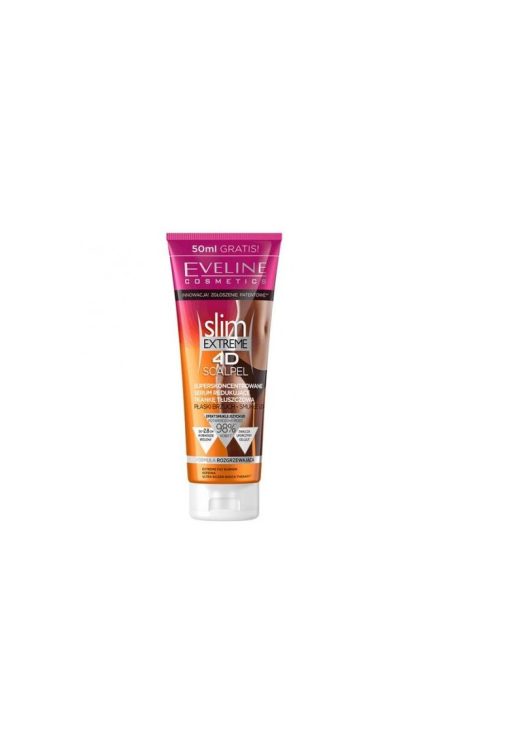 Ser pentru reducerea tesutului gras Slim Extreme 4D Scalpel Eveline 250ml-FEMEI/INGRIJIRE COSMETICA/Ingrijire corp-INGRIJIRE COSMETICA/Ingrijire corp