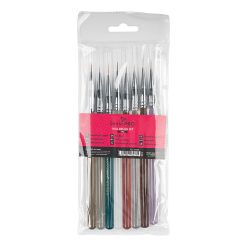 Set 8 Pensule Pictura Unghii SensoPRO Milano Nail Art PRO 2