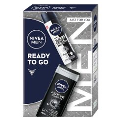 Set cadou  Men: Gel de dus Activ Clean - 250 ml + Deodorant spray Invisible Black & White Power - 150 ml-BARBATI/INGRIJIRE COSMETICA/Ingrijire corp-INGRIJIRE COSMETICA/Ingrijire corp