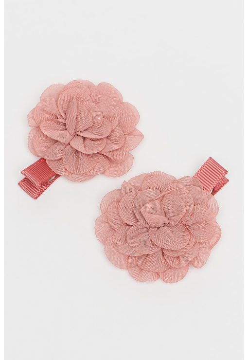 Set de agrafe de par in forma de floare - 2 piese-FETE/GENTI SI ACCESORII/Palarii