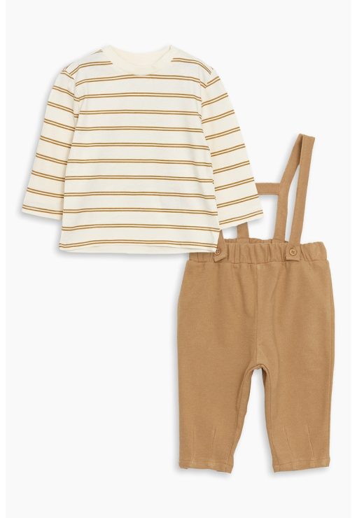 Set de bluza si salopeta-BAIETI/IMBRACAMINTE/Seturi de imbracaminte-IMBRACAMINTE/Seturi de imbracaminte