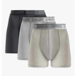 Set de boxeri cu banda logo in talie - 3 perechi-BARBATI/IMBRACAMINTE/Lenjerie intima-IMBRACAMINTE/Lenjerie intima