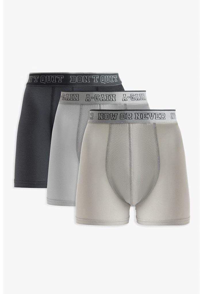 Set de boxeri cu banda logo in talie - 3 perechi-BARBATI/IMBRACAMINTE/Lenjerie intima-IMBRACAMINTE/Lenjerie intima