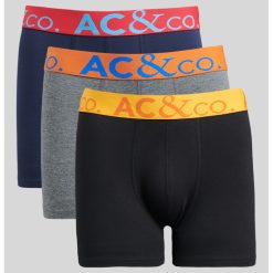 Set de boxeri cu banda logo in talie - 3 perechi-BARBATI/IMBRACAMINTE/Lenjerie intima-IMBRACAMINTE/Lenjerie intima