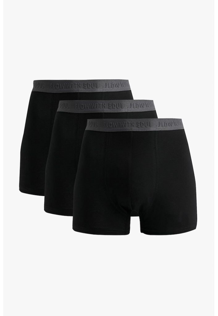 Set de boxeri din amestec de bumbac - 3 perechi-BARBATI/IMBRACAMINTE/Lenjerie intima-IMBRACAMINTE/Lenjerie intima