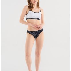 Set de bustiera si chiloti cu logo-FEMEI/IMBRACAMINTE/Lenjerie intima-IMBRACAMINTE/Lenjerie intima