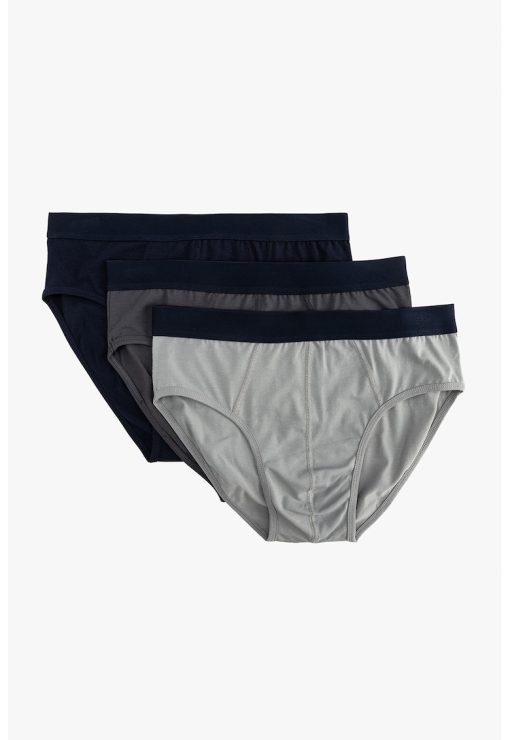 Set de chiloti uni - 3 perechi-BARBATI/IMBRACAMINTE/Lenjerie intima-IMBRACAMINTE/Lenjerie intima