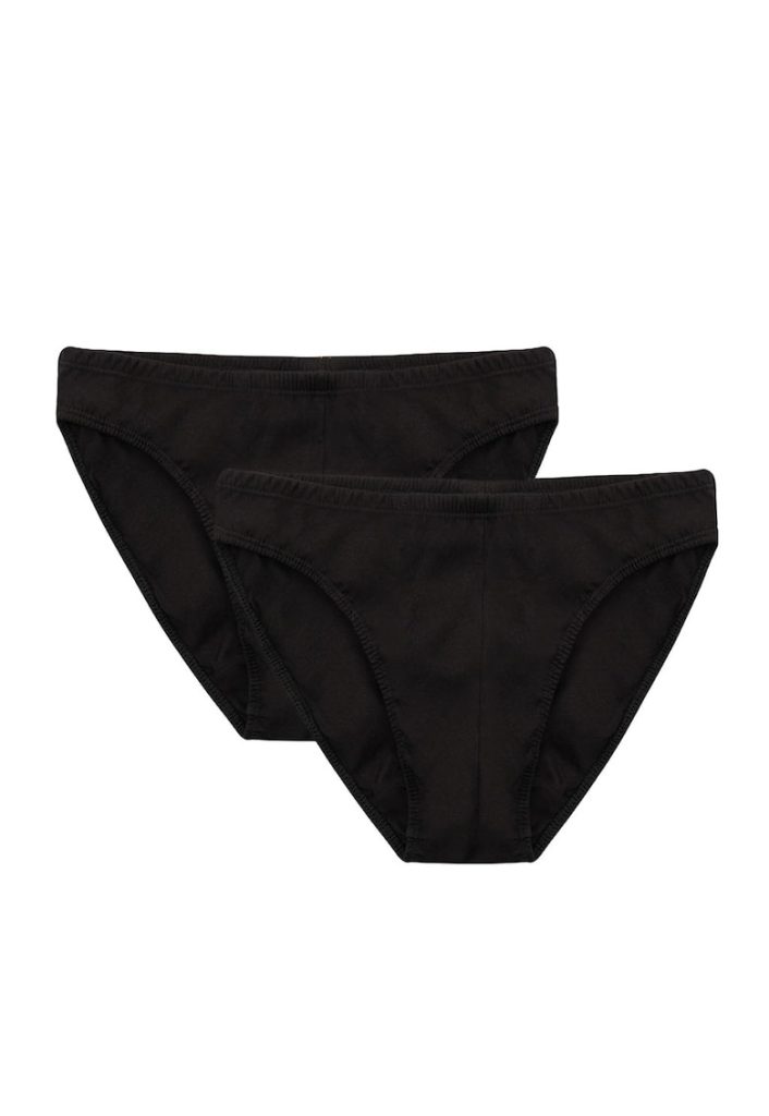 Set de chiloti uni din bumbac - 2 perechi-BARBATI/IMBRACAMINTE/Lenjerie intima-IMBRACAMINTE/Lenjerie intima