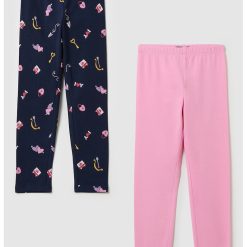 Set de pantaloni din amestec de bumbac - 2 perechi-FETE/IMBRACAMINTE/Blugi-IMBRACAMINTE/Blugi