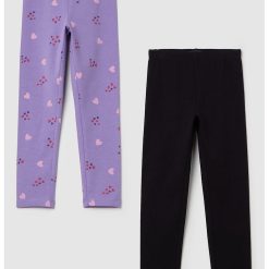 Set de pantaloni din amestec de bumbac - 2 perechi-FETE/IMBRACAMINTE/Blugi-IMBRACAMINTE/Blugi