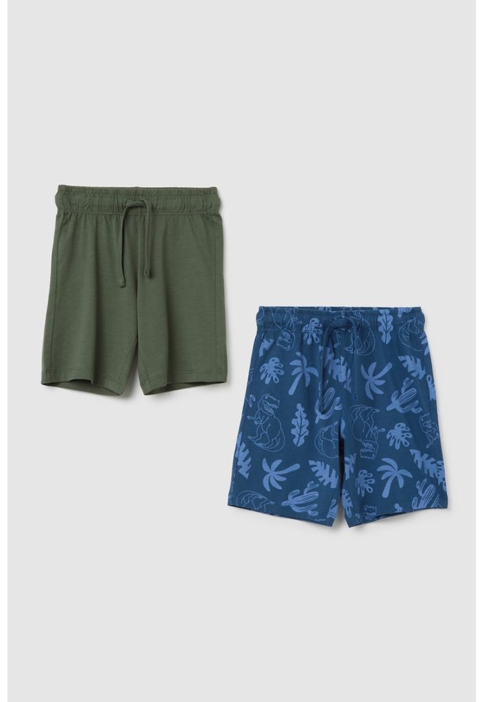 Set de pantaloni scurti cu snur de ajustare in talie - 2 piese-BAIETI/IMBRACAMINTE/Sorturi-IMBRACAMINTE/Sorturi