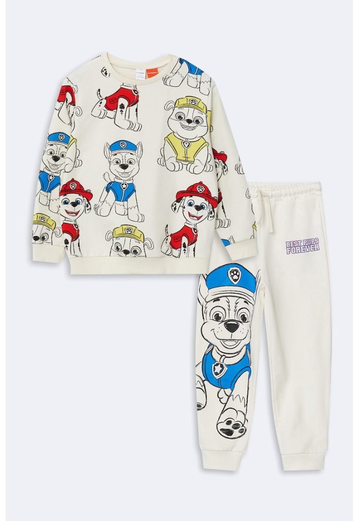 Set de pantaloni si bluza de trening cu imprimeu Paw Patrol-BAIETI/IMBRACAMINTE/Sport-IMBRACAMINTE/Sport