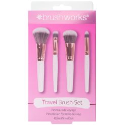 Set de pensule  Editie Travel Alb & Auriu-FEMEI/INGRIJIRE COSMETICA/Make-up-INGRIJIRE COSMETICA/Make-up