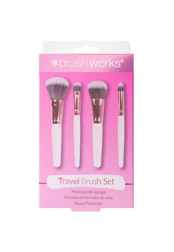 Set de pensule  Editie Travel Alb & Auriu-FEMEI/INGRIJIRE COSMETICA/Make-up-INGRIJIRE COSMETICA/Make-up