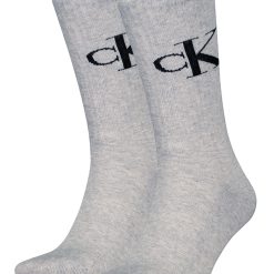 Set de sosete lungi cu logo - 2 perechi-BARBATI/IMBRACAMINTE/Dresuri si sosete-IMBRACAMINTE/Dresuri si sosete