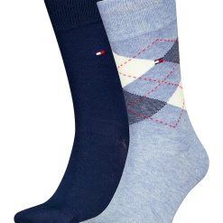 Set de sosete lungi cu logo discret - 2 perechi-BARBATI/IMBRACAMINTE/Dresuri si sosete-IMBRACAMINTE/Dresuri si sosete