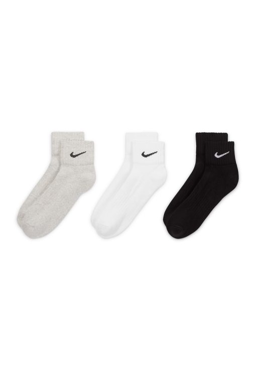 Set de sosete unisex cu amortizare pentru fitness - 3 perechi-FEMEI/IMBRACAMINTE/Dresuri si sosete-IMBRACAMINTE/Dresuri si sosete