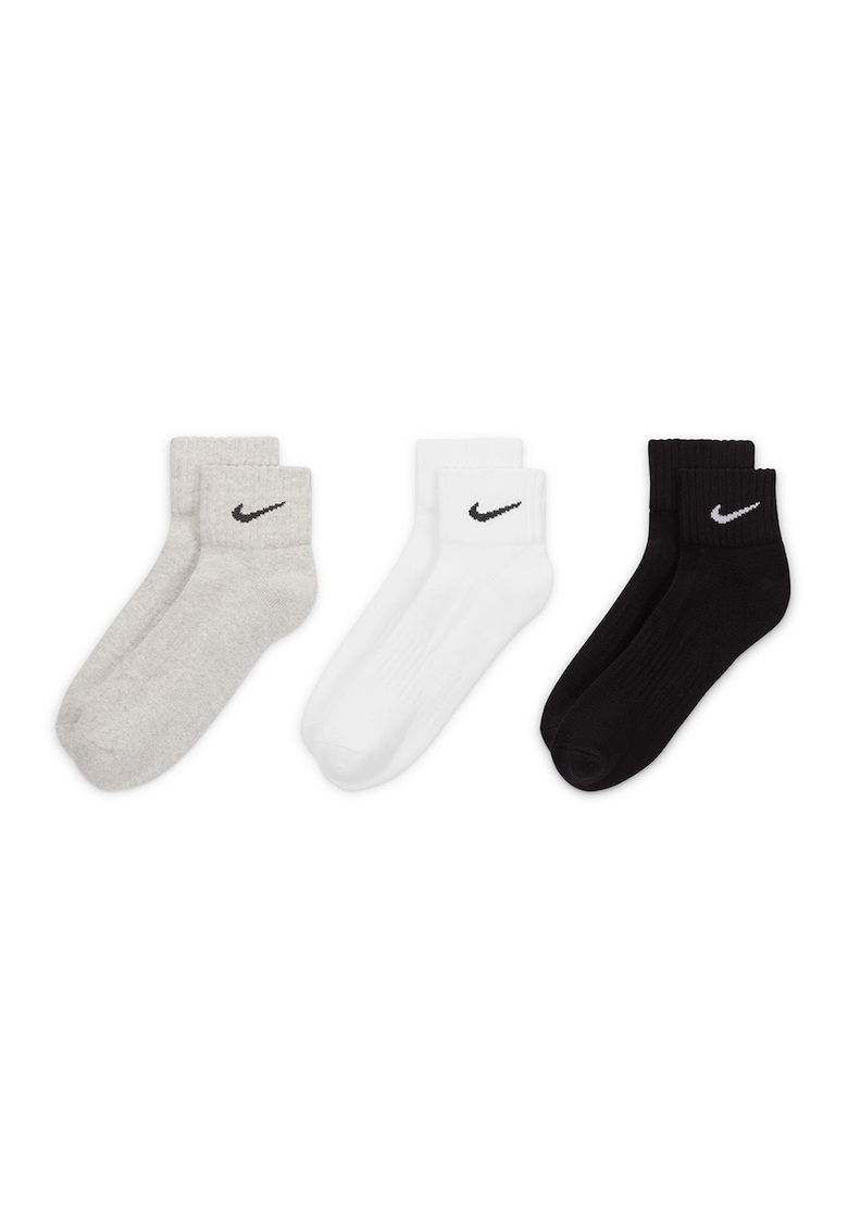 Set de sosete unisex cu amortizare pentru fitness - 3 perechi-FEMEI/IMBRACAMINTE/Dresuri si sosete-IMBRACAMINTE/Dresuri si sosete