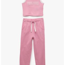 Set de top si pantaloni jogger cu imprimeu-FETE/IMBRACAMINTE/Seturi de imbracaminte-IMBRACAMINTE/Seturi de imbracaminte