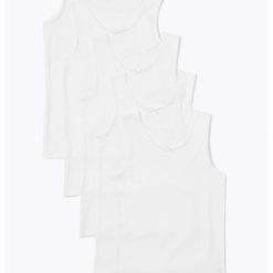 Set de top-uri din bumbac - 5 piese-FETE/IMBRACAMINTE/Lenjerie intima-IMBRACAMINTE/Lenjerie intima