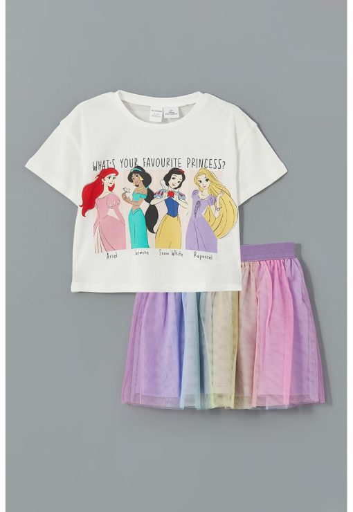 Set de tricou si fusta din tul-FETE/IMBRACAMINTE/Seturi de imbracaminte-IMBRACAMINTE/Seturi de imbracaminte