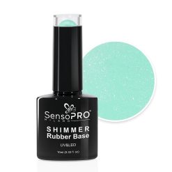 Shimmer Rubber Base SensoPRO Milano - #58 Radiant Lime