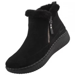 Skechers Wilshire BLVD-Fresh Zip 168108 negru-Ghete si botine-Ghete si botine