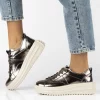 Sneaker piele naturala 6795 metalic-Pantofi-Pantofi