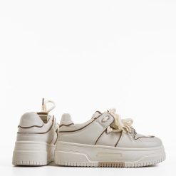 Sneakers dama Kerim Bej 4