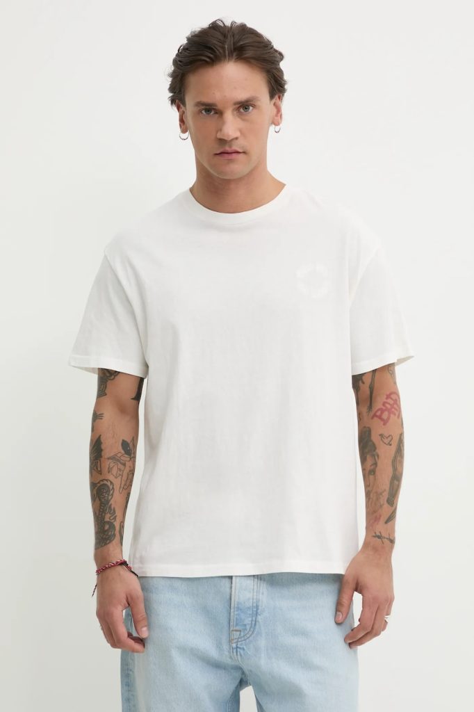 Solid tricou din bumbac ORRICK barbati