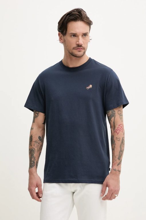Solid tricou din bumbac PEI bărbați
