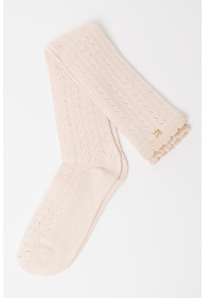 Sosete lungi peste genunchi cu aspect texturat-FETE/IMBRACAMINTE/Lenjerie intima-IMBRACAMINTE/Lenjerie intima