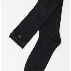 Sosete lungi peste genunchi cu aspect texturat-FETE/IMBRACAMINTE/Lenjerie intima-IMBRACAMINTE/Lenjerie intima