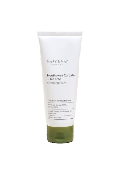 Spuma de curatare cu Houttuynia Cordata + arbore de ceai - 150ml - Mary and May-FEMEI/INGRIJIRE COSMETICA/Ingrijire corp-INGRIJIRE COSMETICA/Ingrijire corp