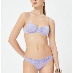 Sutien de baie cu detalii drapate-FEMEI/IMBRACAMINTE/Costume de baie-IMBRACAMINTE/Costume de baie