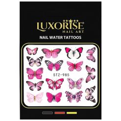 Tatuaj Unghii LUXORISE Butterfly Madness STZ 985 2