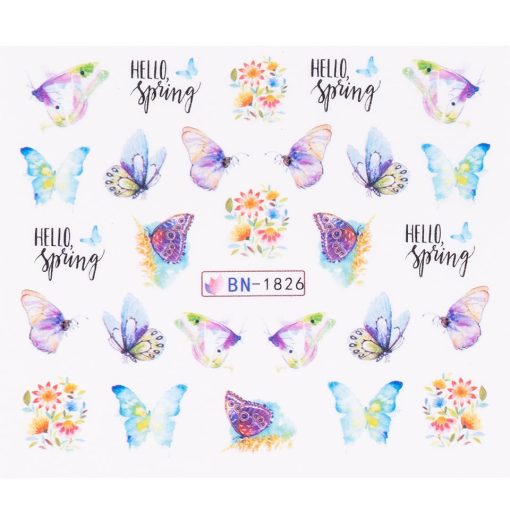 Tatuaj Unghii LUXORISE Butterfly Wink