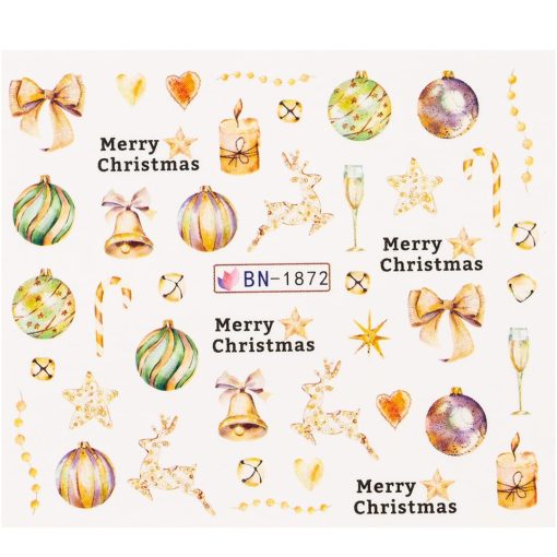 Tatuaj Unghii LUXORISE Christmas Deco