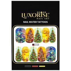Tatuaj Unghii LUXORISE Christmas Tree Joy A1137 2