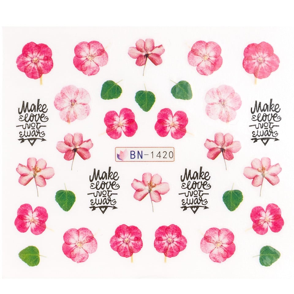 Tatuaj Unghii LUXORISE Flower Burst