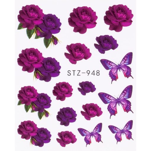 Tatuaj Unghii LUXORISE Flower Meet Butterfly