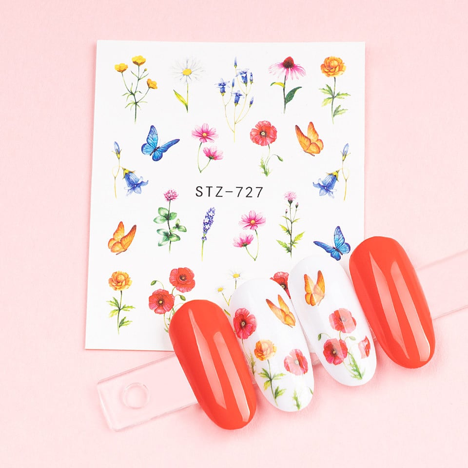 Tatuaj Unghii LUXORISE Flower Pop