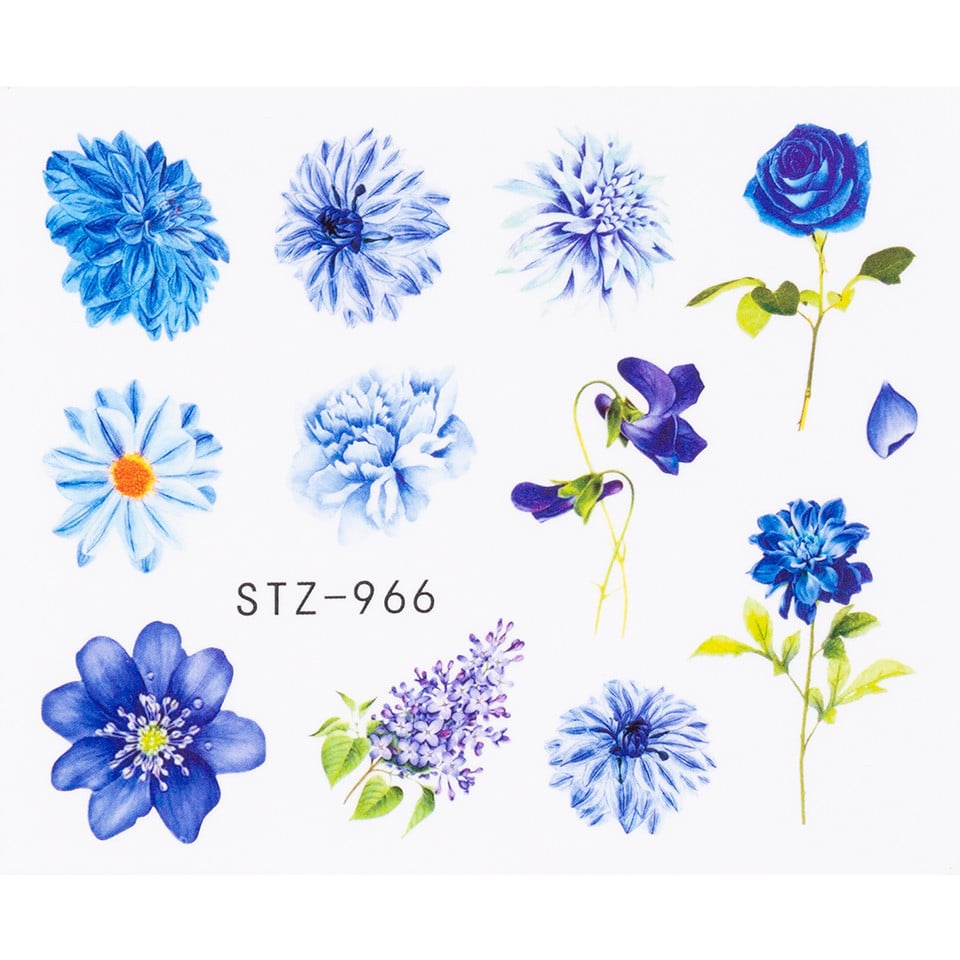 Tatuaj Unghii LUXORISE Flower Sky