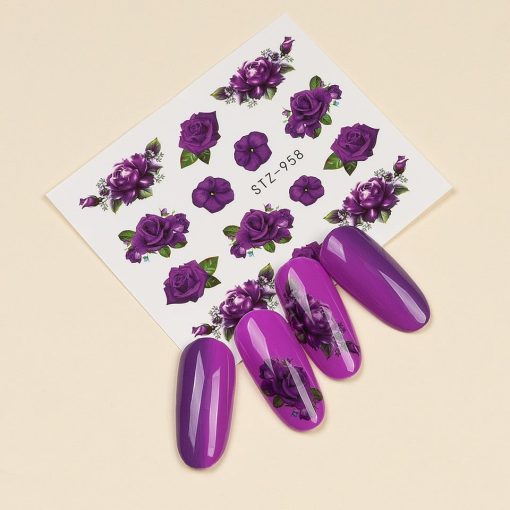 Tatuaj Unghii LUXORISE Flower Tears